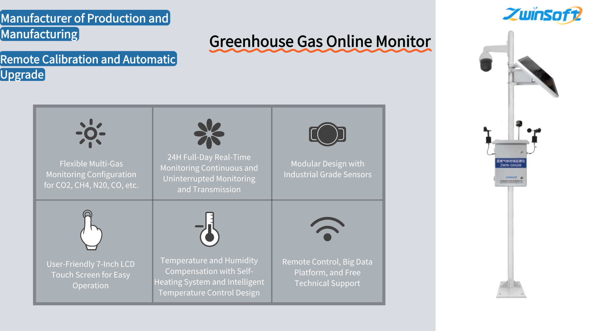 Greenhouse Gas Monitoring-Tianjin Zwinsoft Technology Co., Ltd