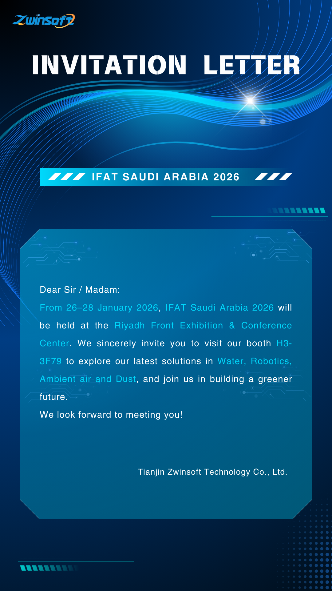Exhibition Invitation | Zwinsoft invites you to join us at the 2026 ...